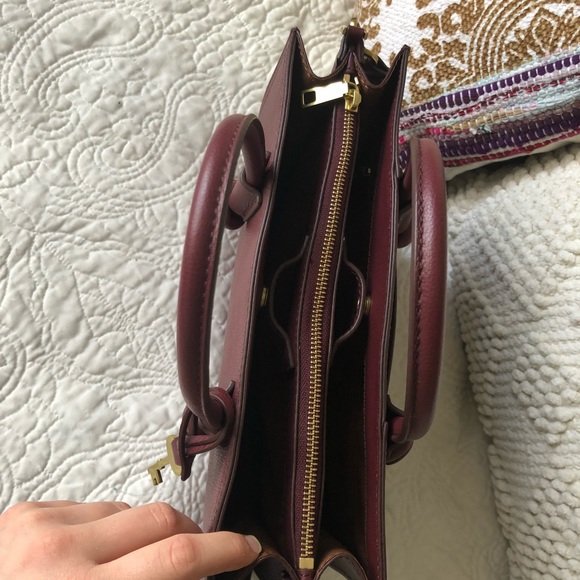 Fossil Maroon Satchel - Picture 4 of 5